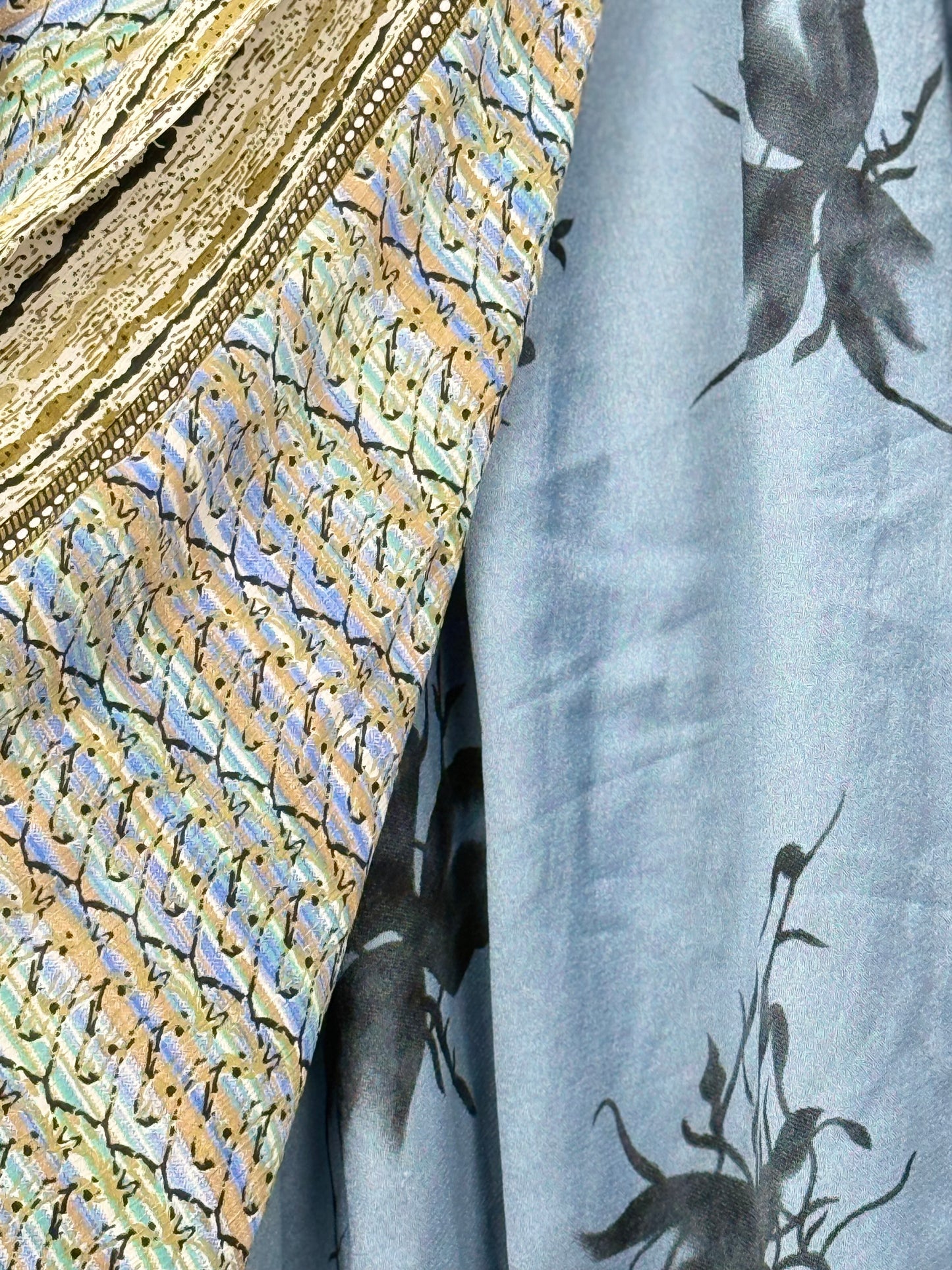 Vintage Saree Silk Wrap Skirt