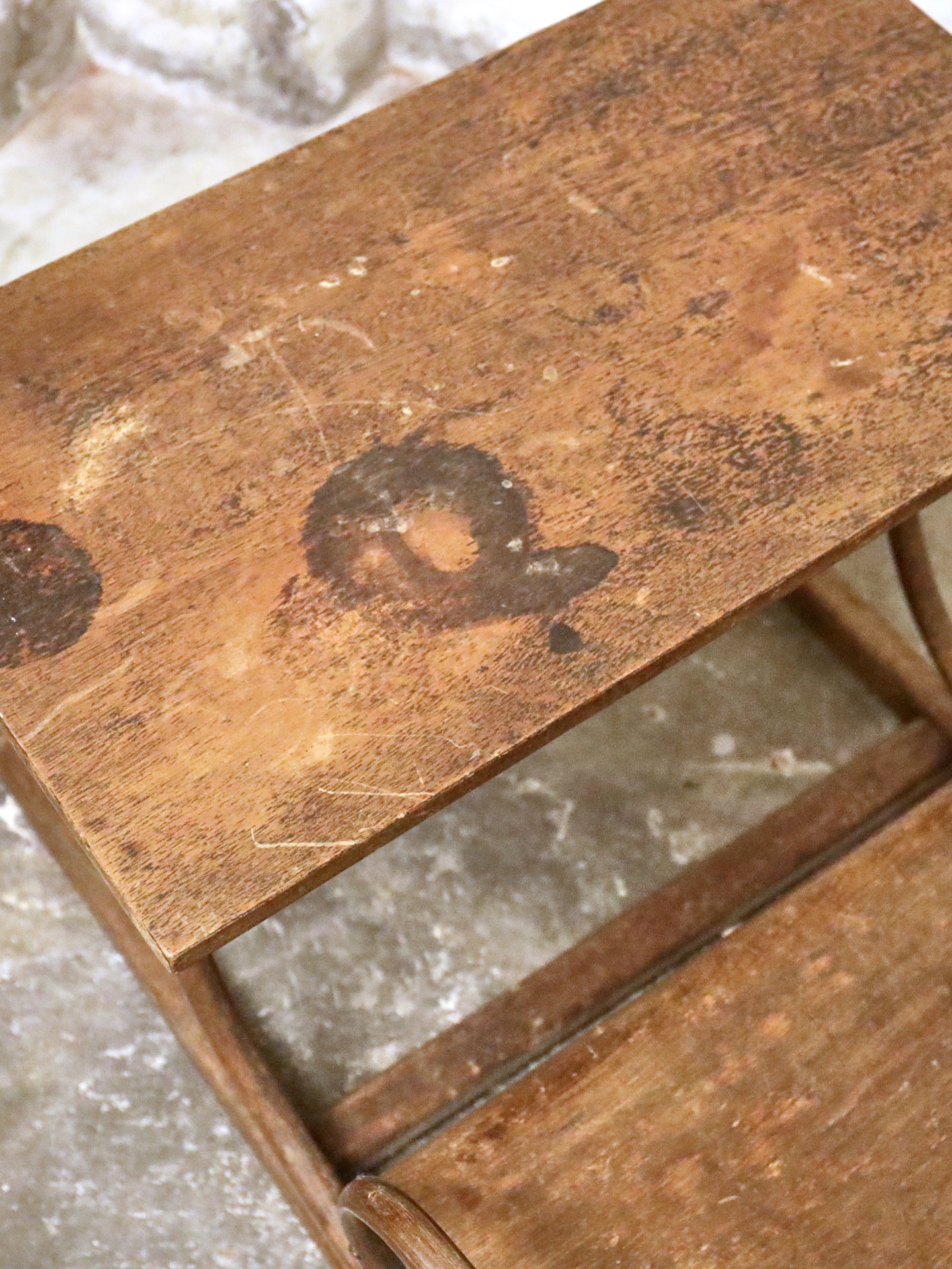 A Double Bentwood Children’s Desk & Seat - c1900. Retailers Label.