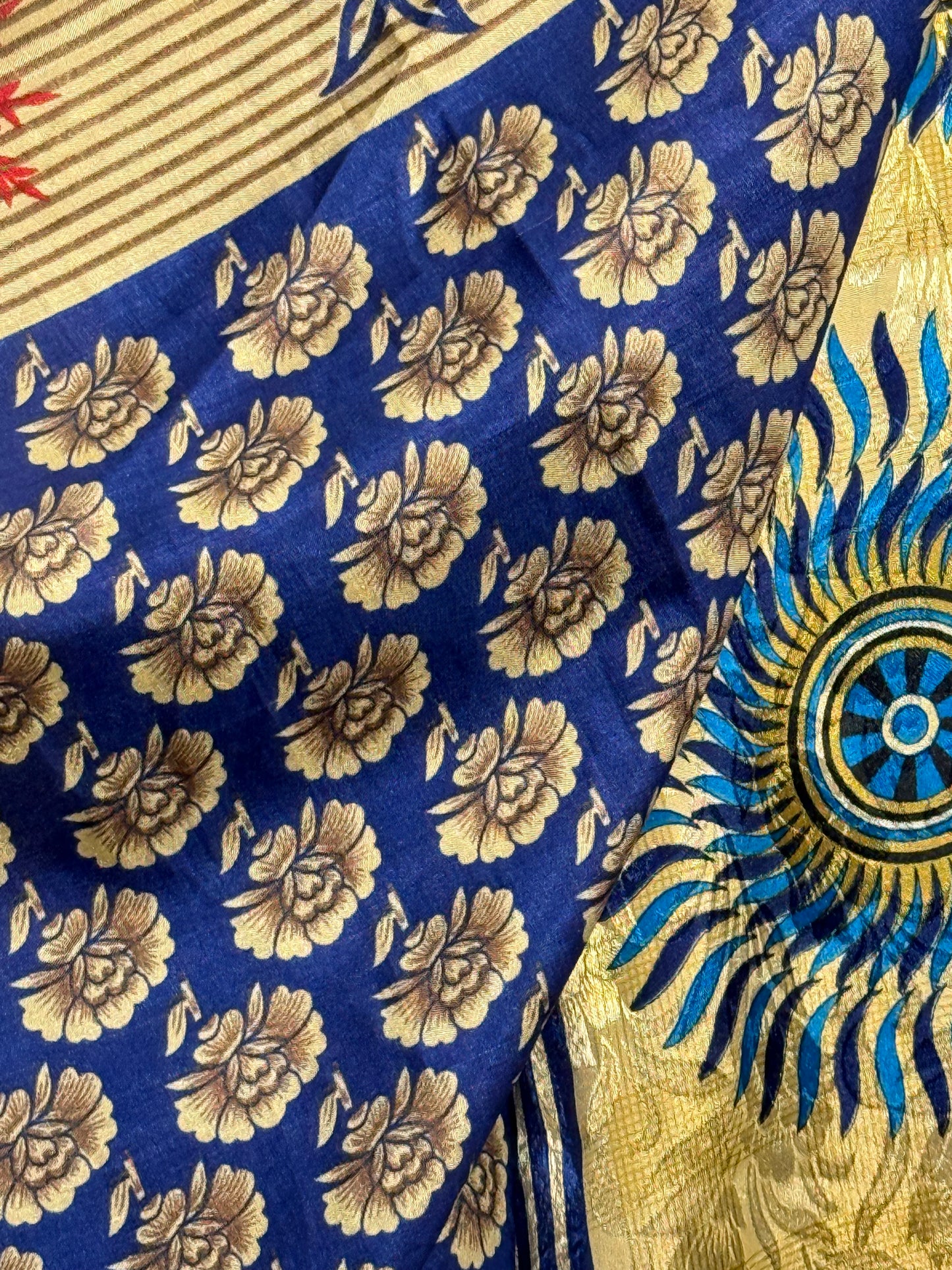 Vintage Saree Silk Wrap Skirt