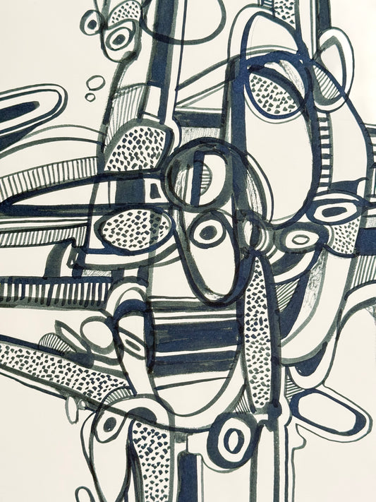 Monochromatic Original Artwork No.241 - ARTHUR ALLAN WILSON, Scottish | 1944-2024