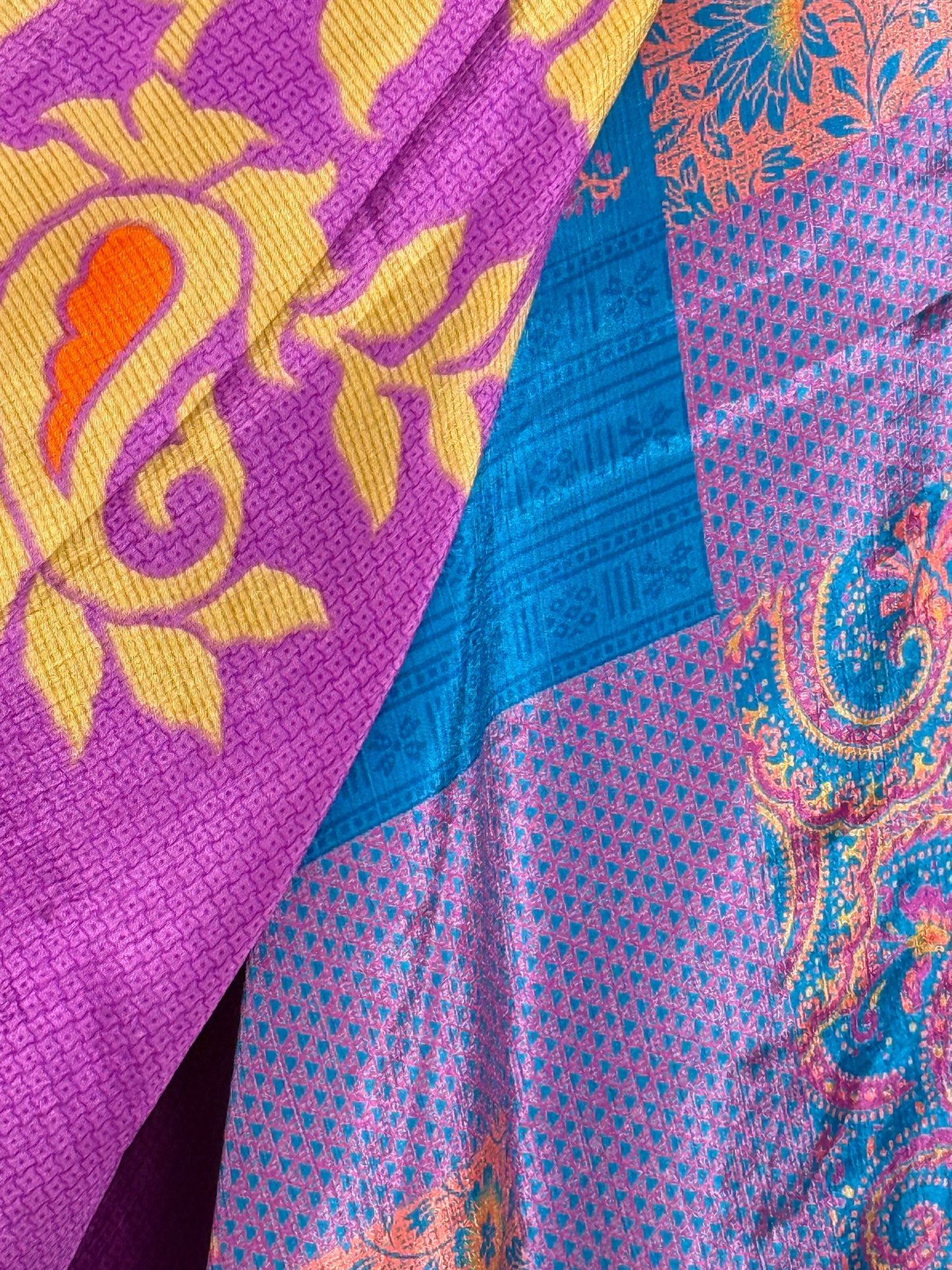 Vintage Saree Silk Wrap Skirt