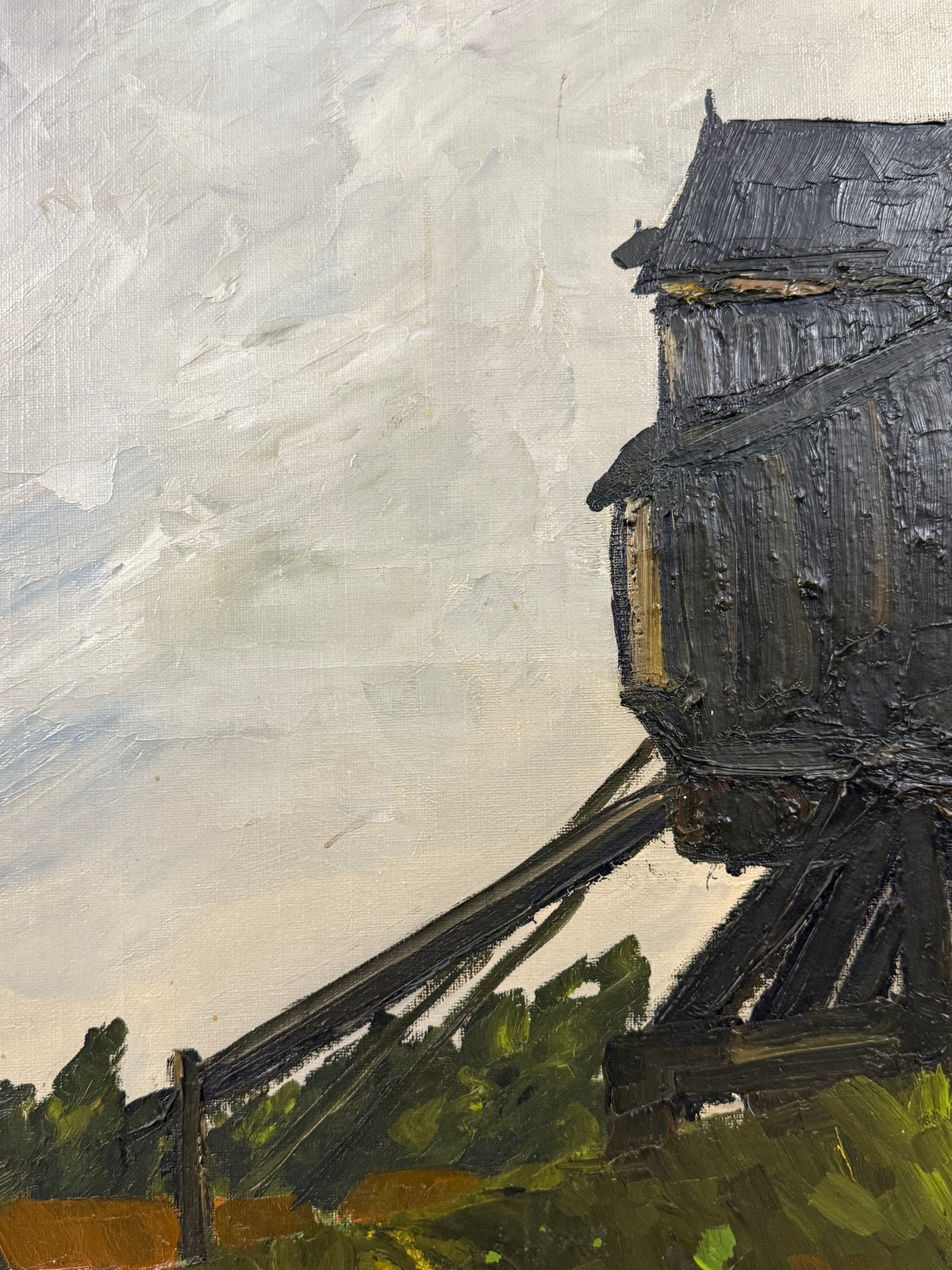 The Old Windmill | Low Countries School, c.1950s-60s