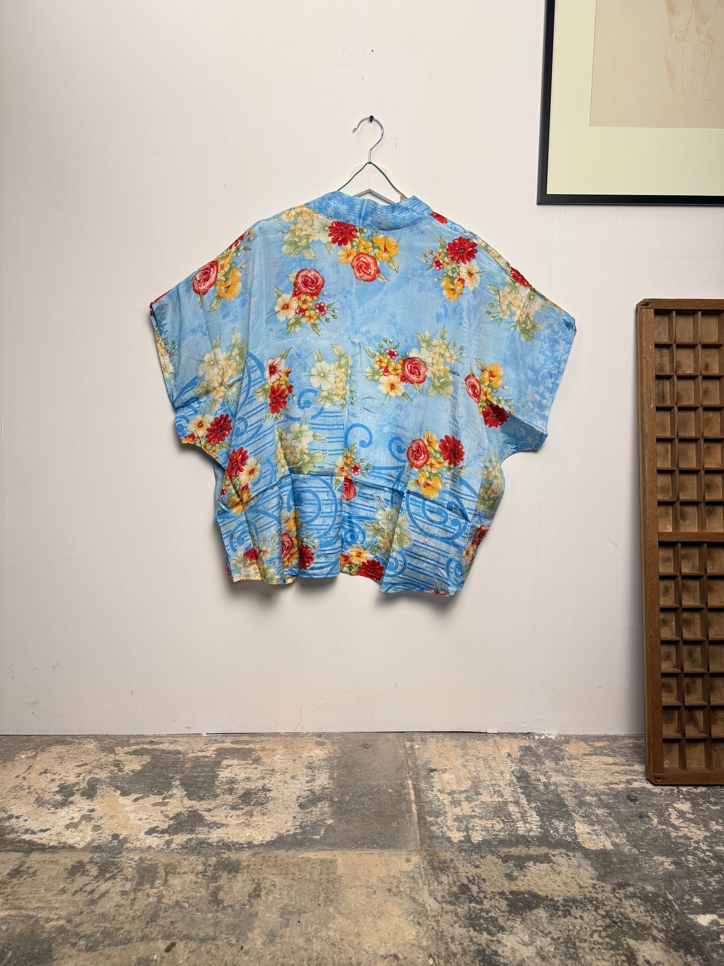 Vintage Saree Silk Shrug Blouse