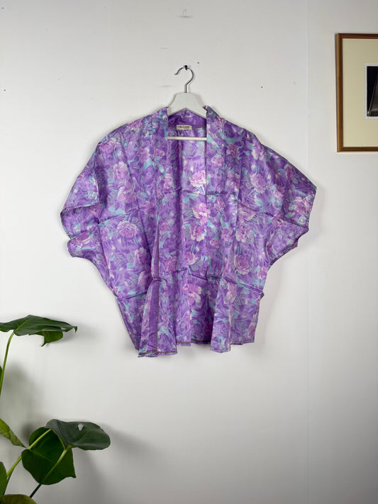 Vintage Saree Silk Shrug Blouse