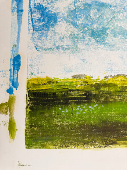 Untitled Landscape - Mixed Media
