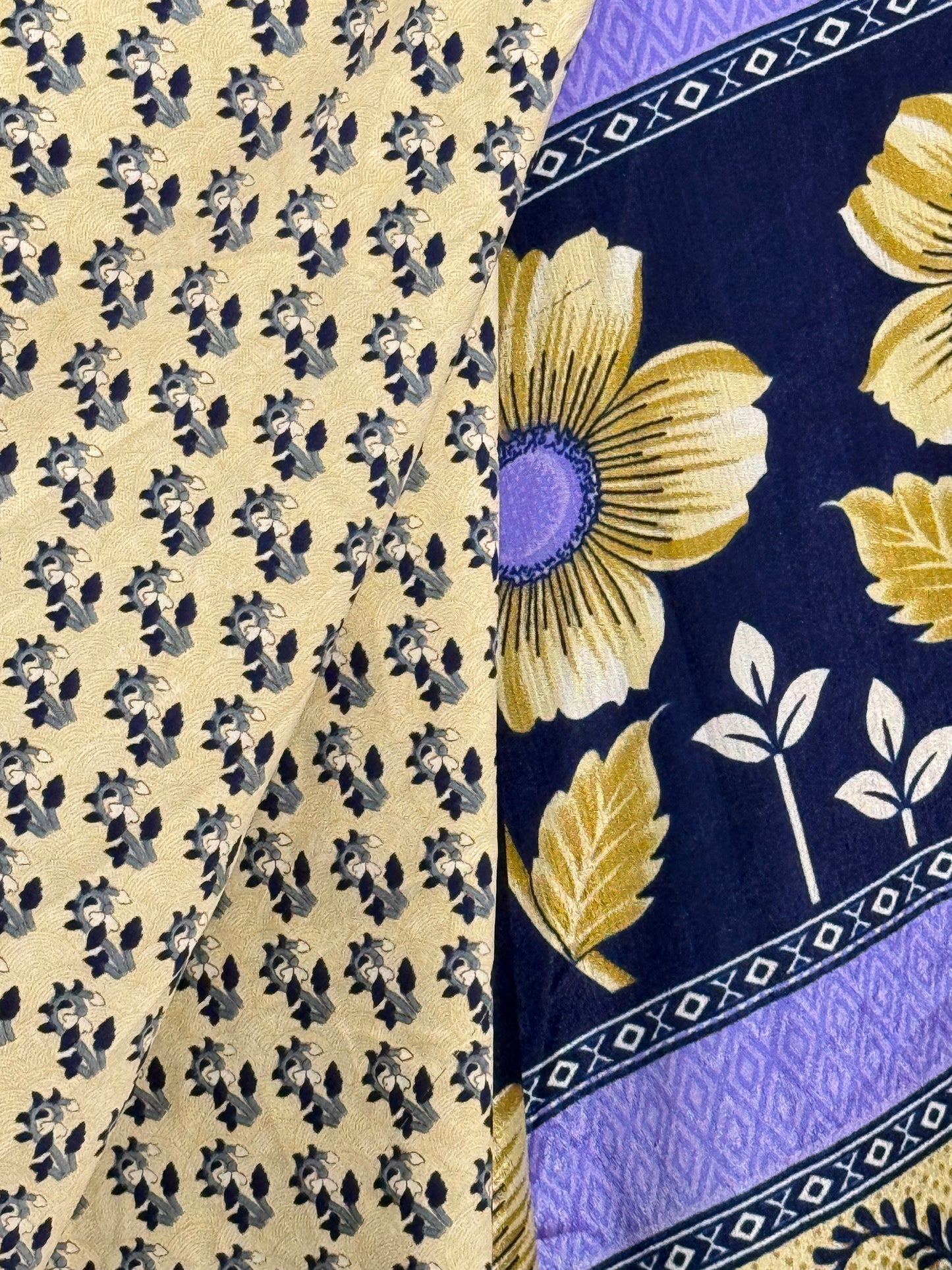 Vintage Saree Silk Wrap Skirt