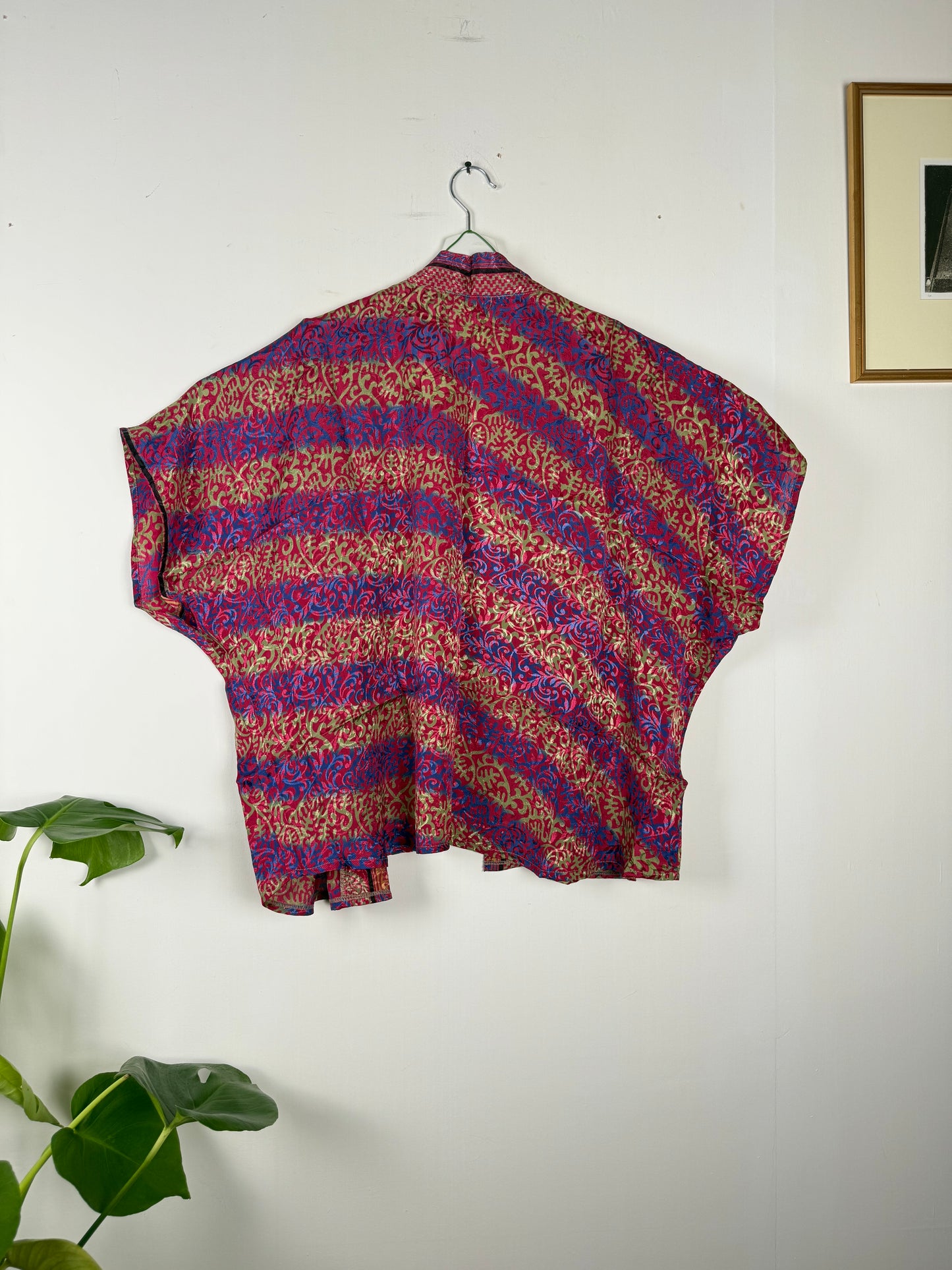 Vintage Saree Silk Shrug Blouse