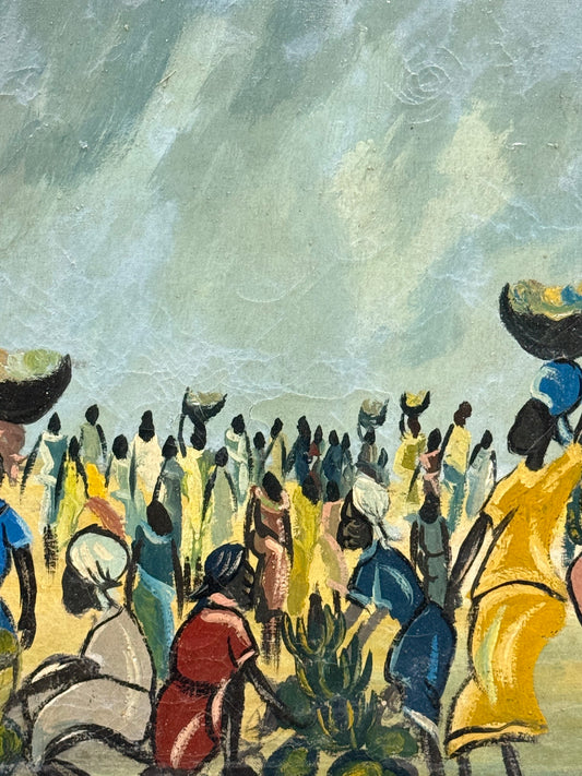 1950's African Market Gathering | Bounda