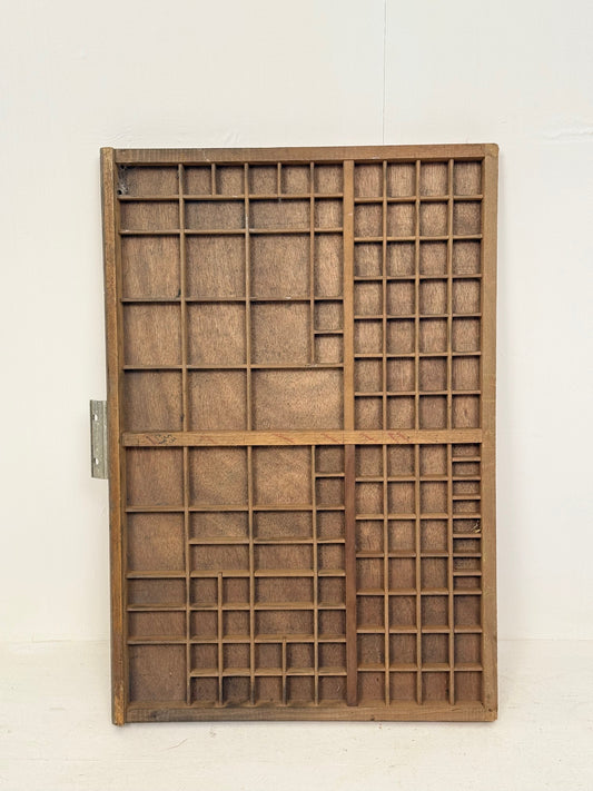 A 1950's French Printers Typeset Tray No 1