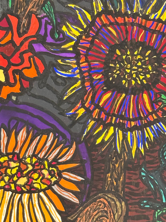 No. 172 Dark Moonflowers - PETER CROTTY, British | 1943-present