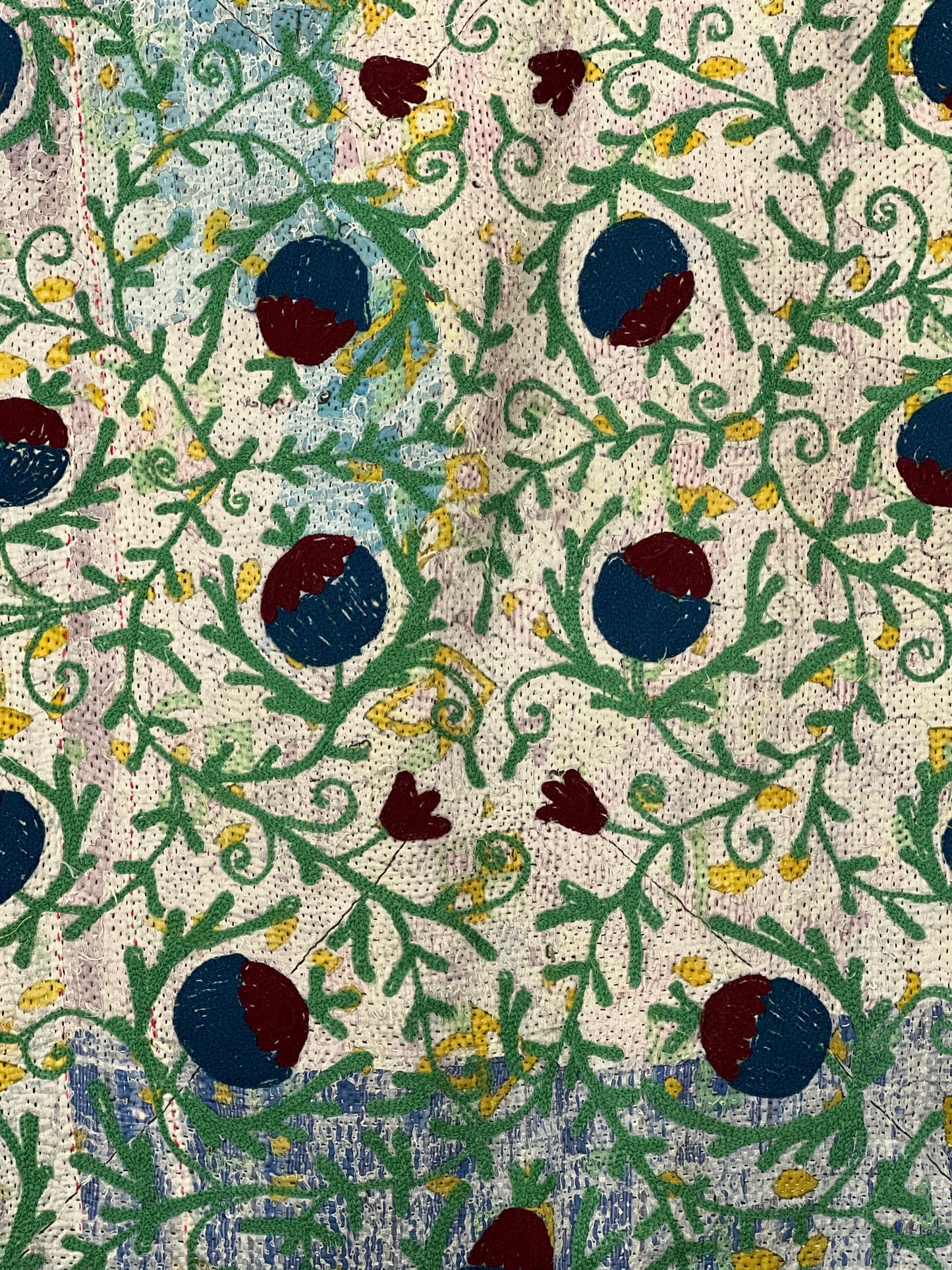 Vintage Kantha Suzani Quilt