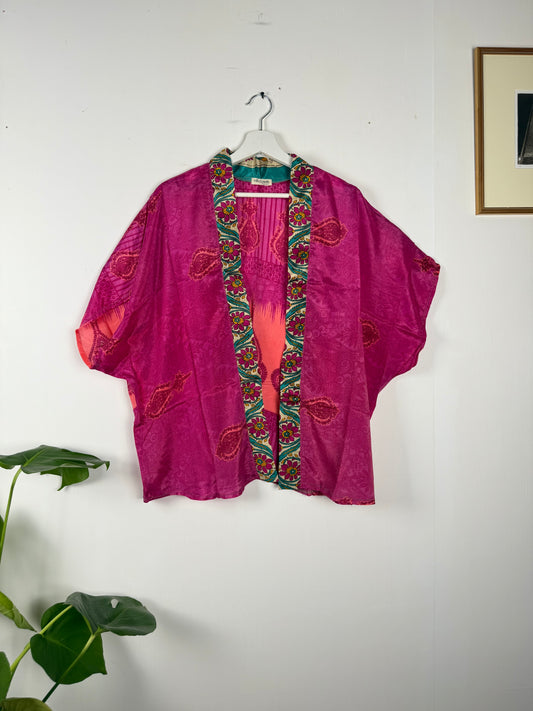 Vintage Saree Silk Shrug Blouse