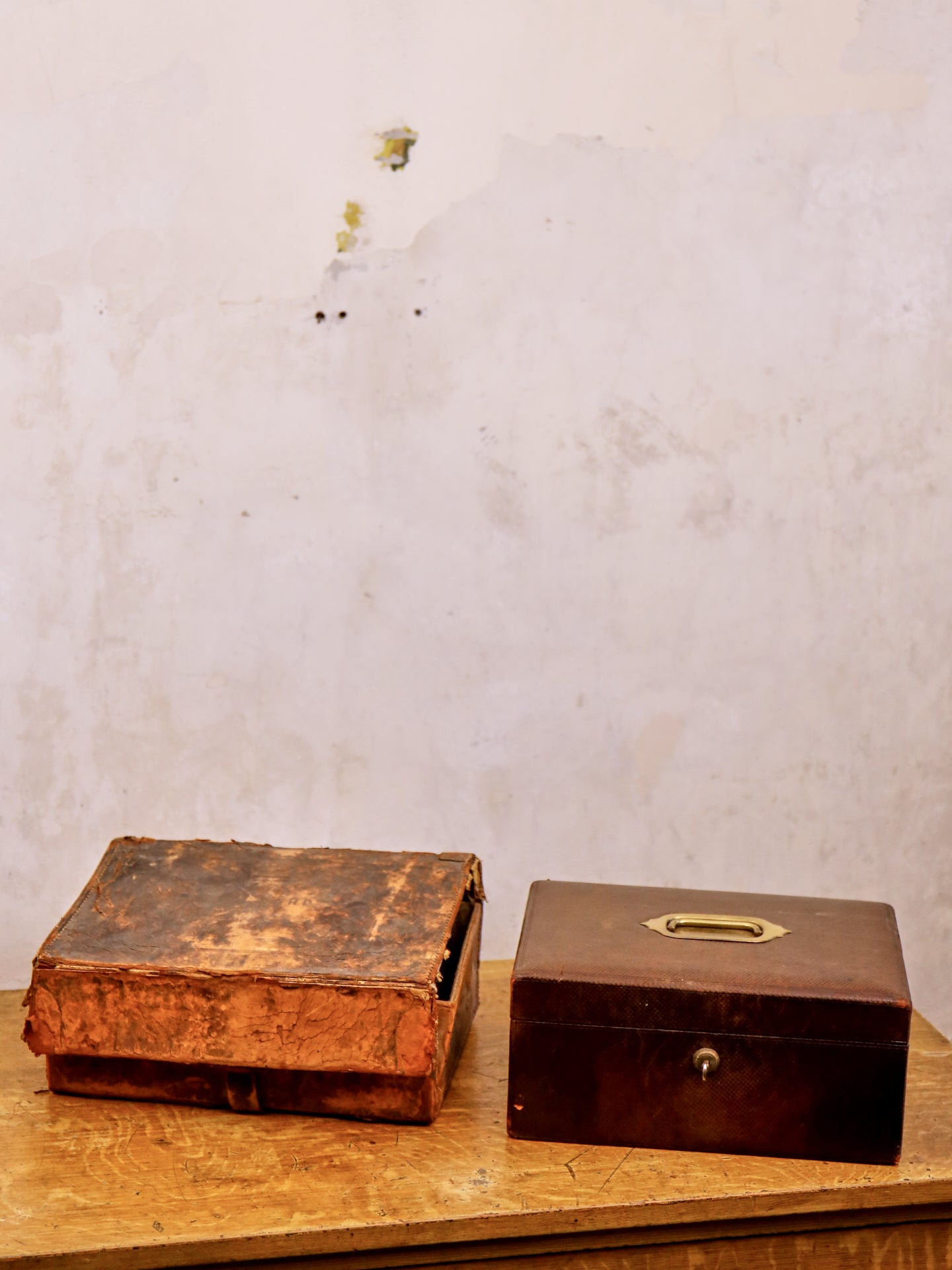 A Leather Correspondence Box in manner of Asprey of London c1860.
