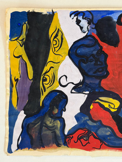 WW2 Art, Class taught by RENDELL WELLS, Scottish | 1911-1997 - J. Hirst