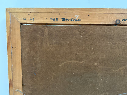 The Bridge, 1964 | Hans Hedley | British Modernist Oil Painting