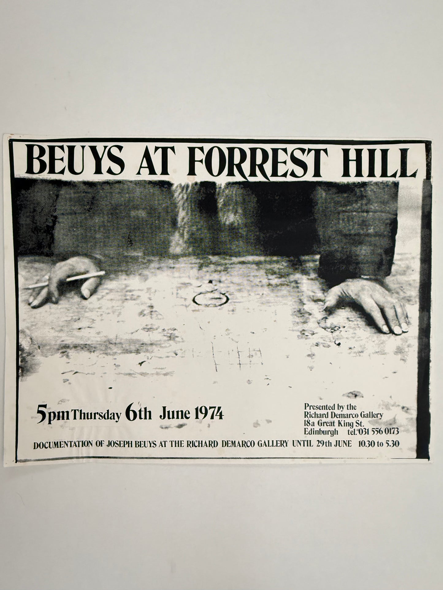 BEUYS at Forrest Hill, Richard Demarco Gallery, Edinburgh | Art Poster