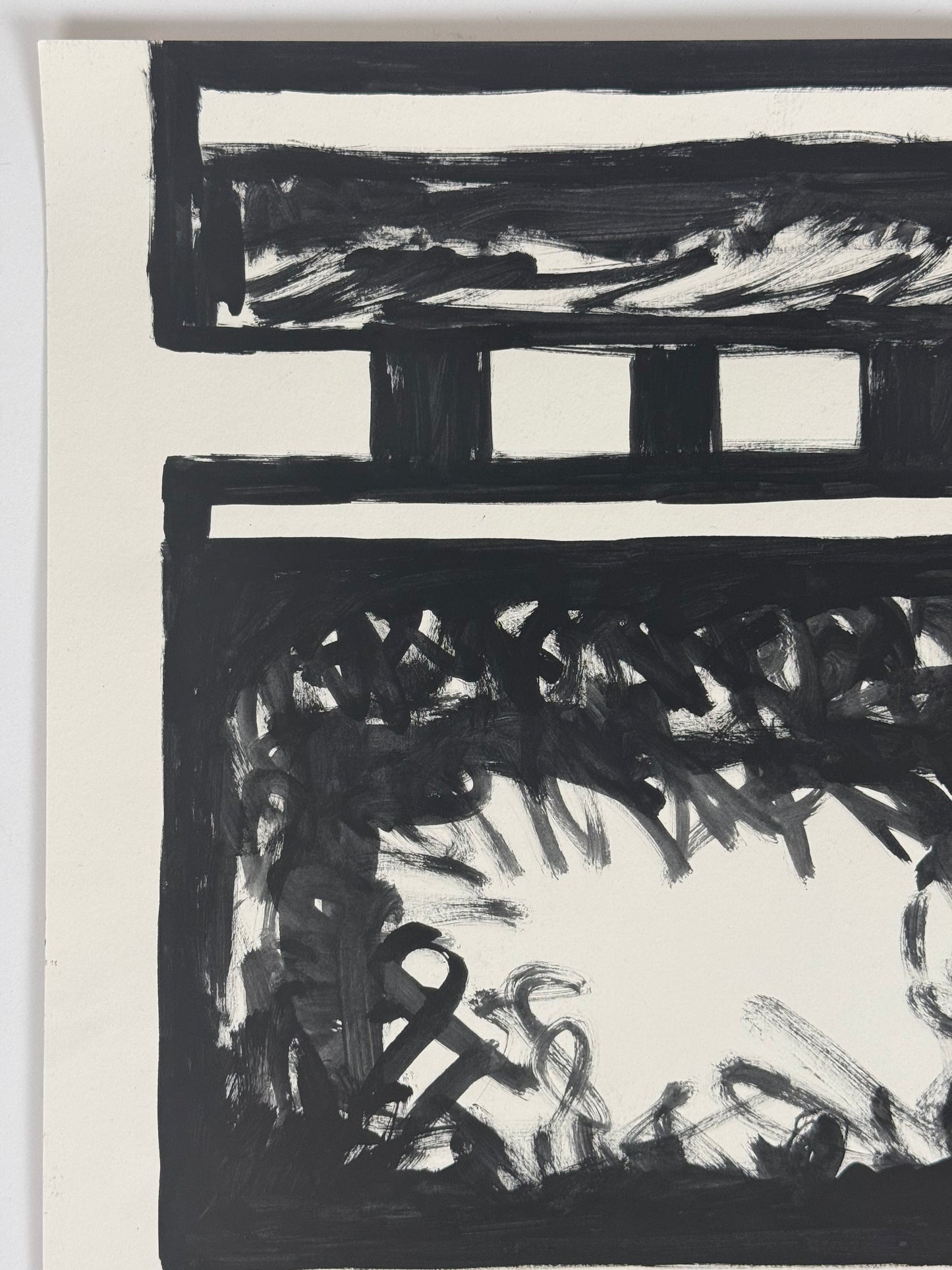 Monochromatic Original Artwork No.304 - ARTHUR ALLAN WILSON, Scottish | 1944-2024