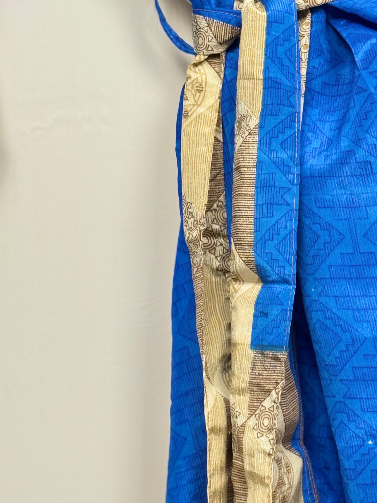 Vintage Saree Silk Kimono / Duster - Short