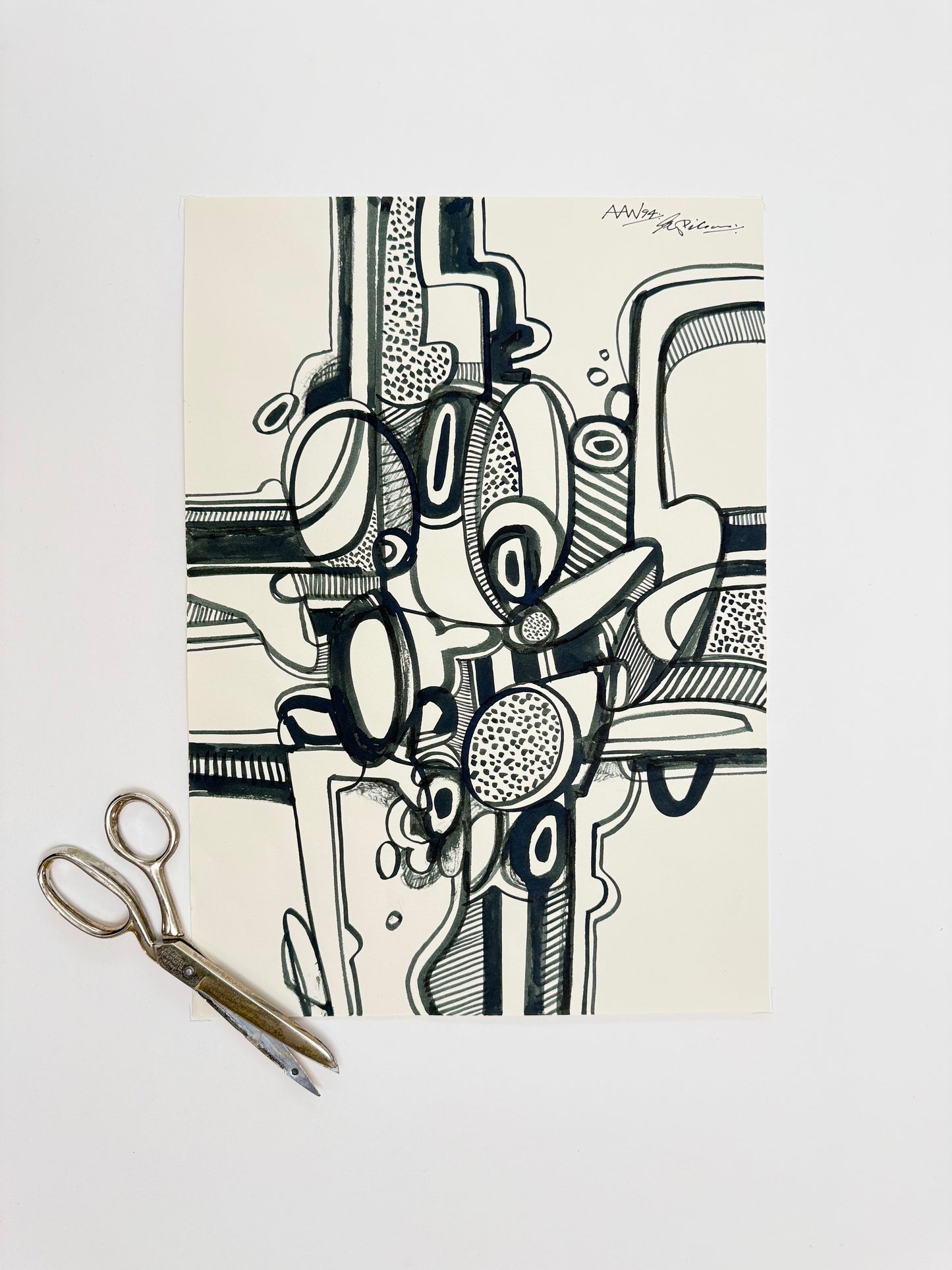 Monochromatic Original Artwork No.239 - ARTHUR ALLAN WILSON, Scottish | 1944-2024