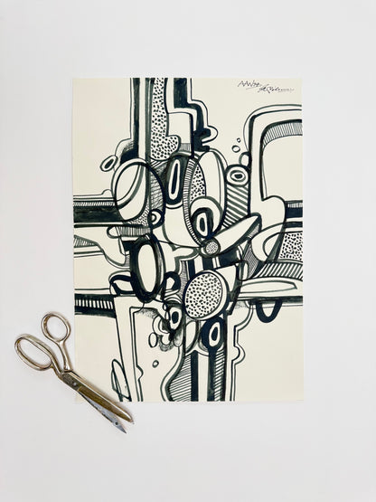 Monochromatic Original Artwork No.239 - ARTHUR ALLAN WILSON, Scottish | 1944-2024