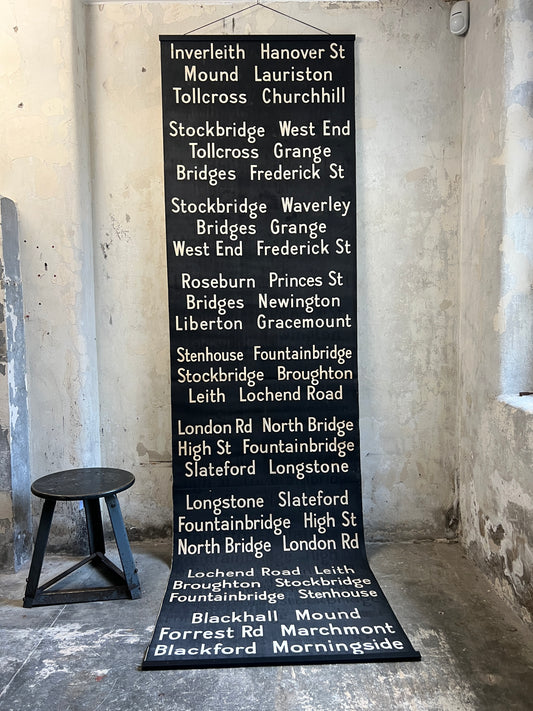 Edinburgh Destination Bus Blind
