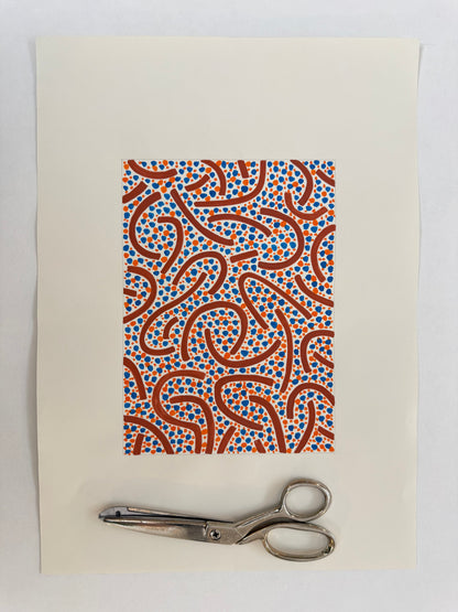 Pointillist Ink on Paper Original Artwork No.34 - ARTHUR ALLAN WILSON, Scottish | 1944-2024