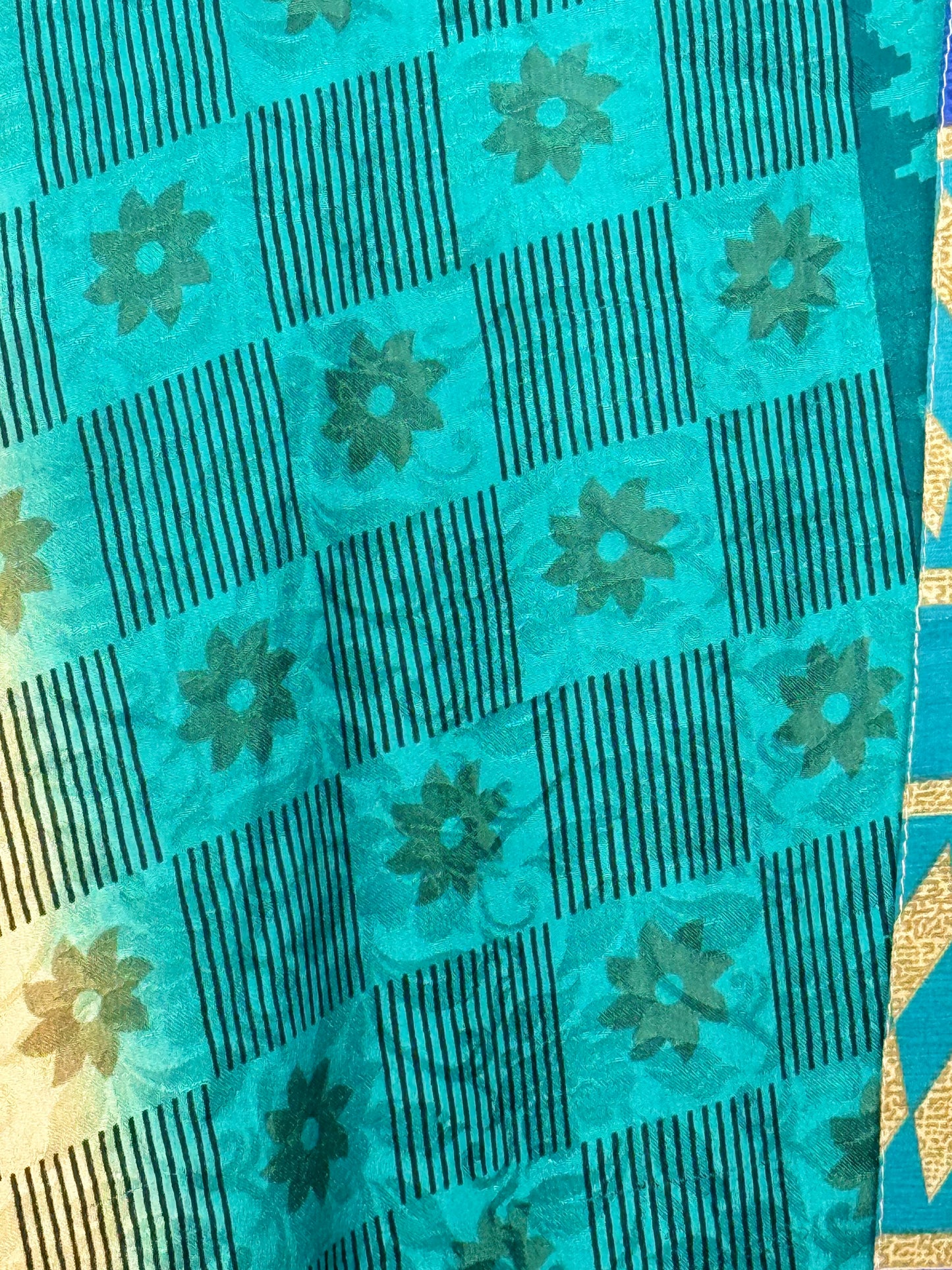 Vintage Saree Silk Wrap Skirt