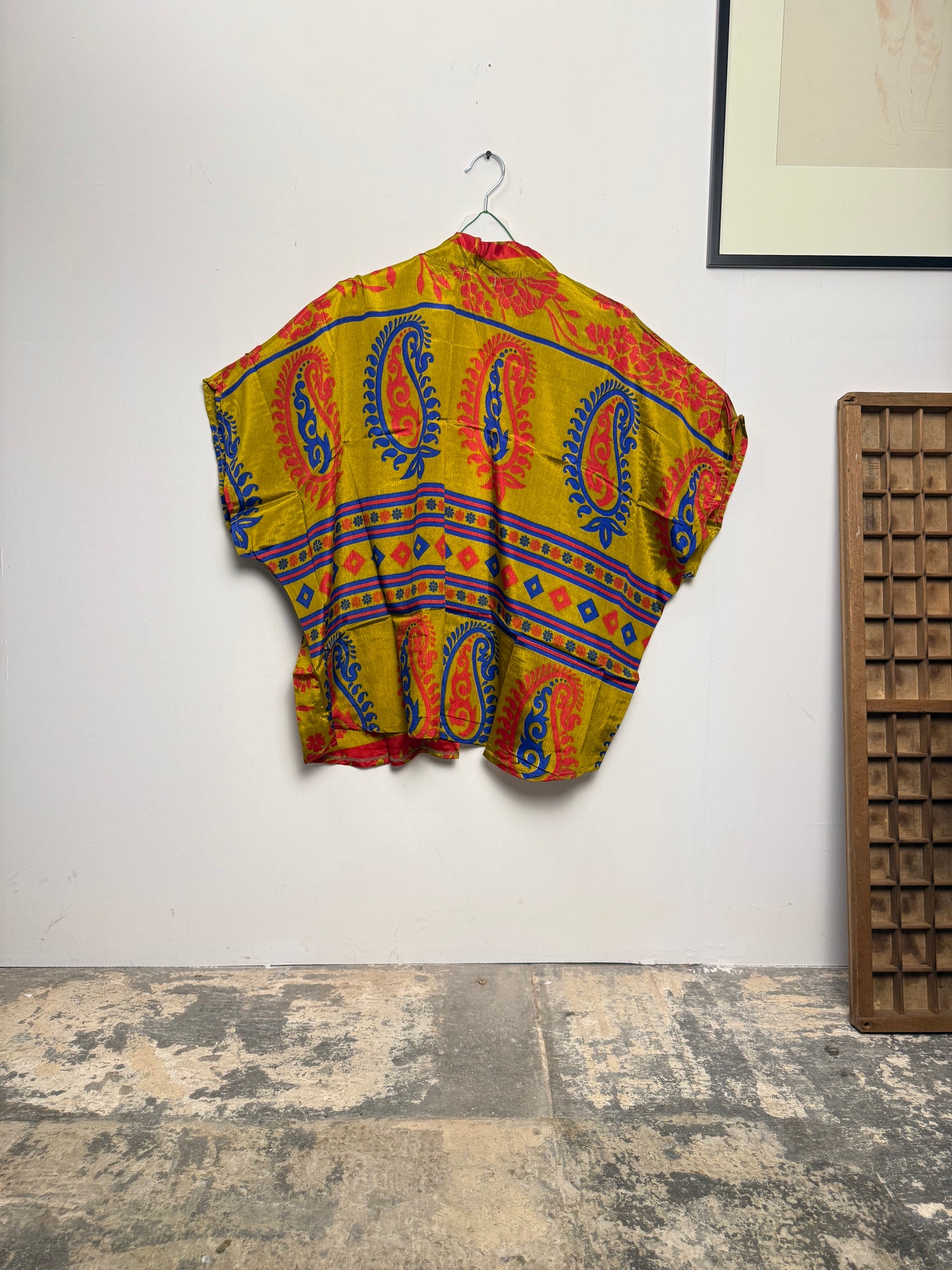 Vintage Saree Silk Shrug Blouse