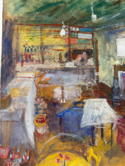 Cafe Interior - JANE PARKHOUSE British | 1951-1990