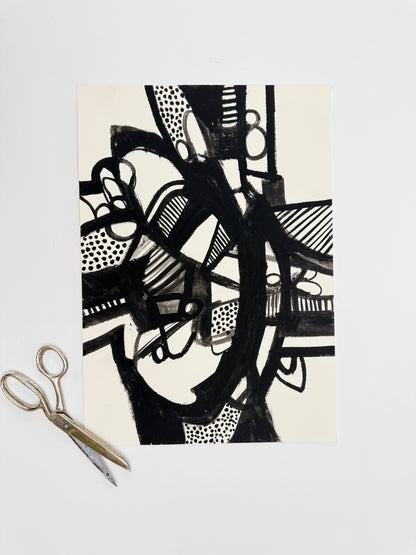 Monochromatic Original Artwork No.259 - ARTHUR ALLAN WILSON, Scottish | 1944-2024