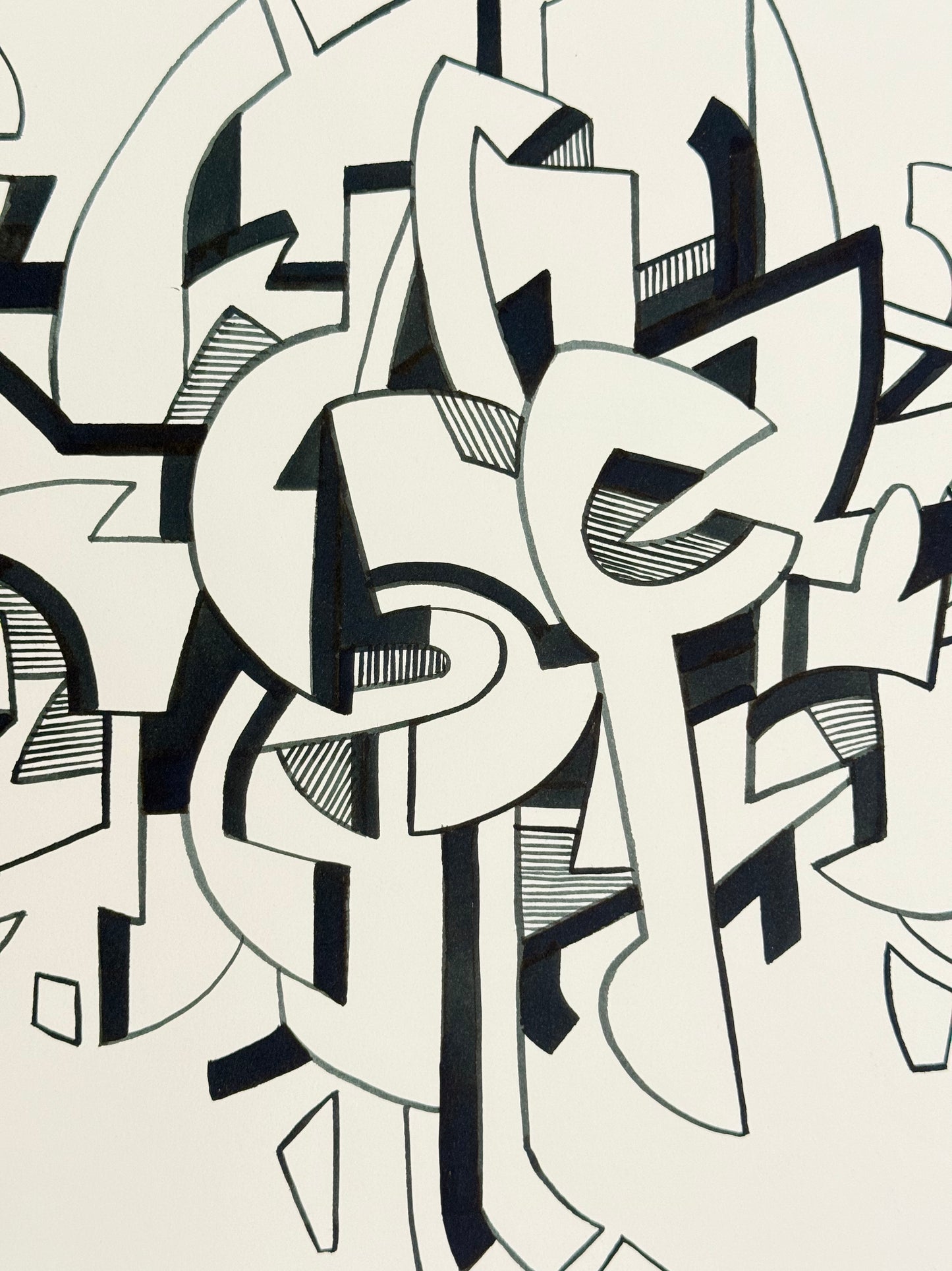 Monochromatic Original Artwork No.257 - ARTHUR ALLAN WILSON, Scottish | 1944-2024
