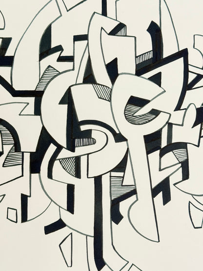 Monochromatic Original Artwork No.257 - ARTHUR ALLAN WILSON, Scottish | 1944-2024