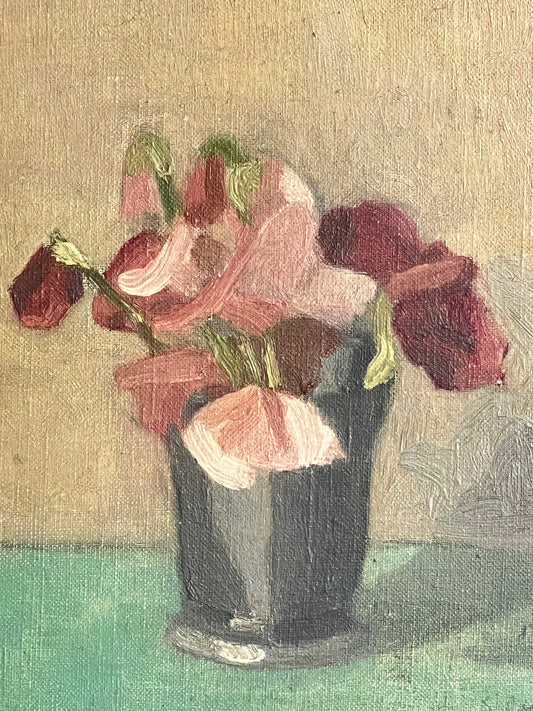 Diminutive French 1940's Still Life Painting