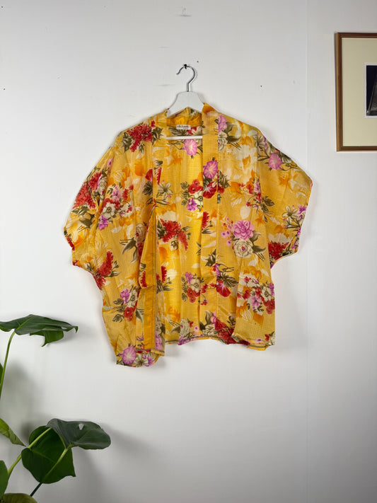 Vintage Saree Silk Shrug Blouse