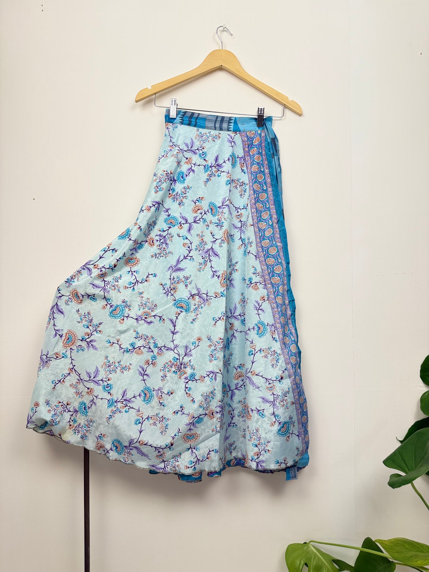 Vintage Saree Silk Wrap Skirt