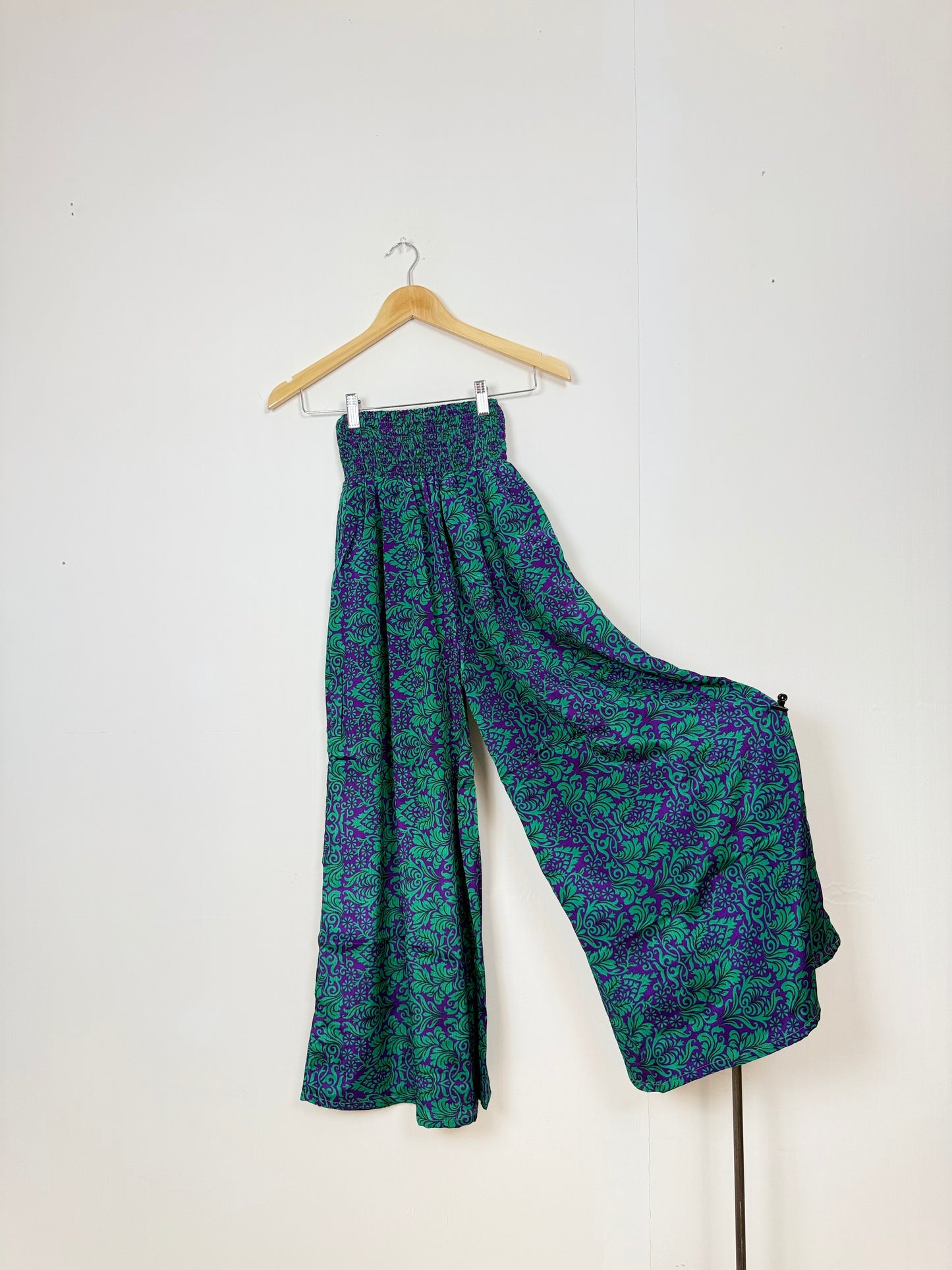 Vintage Saree Silk Trousers & Shirt Co-ordinated Set