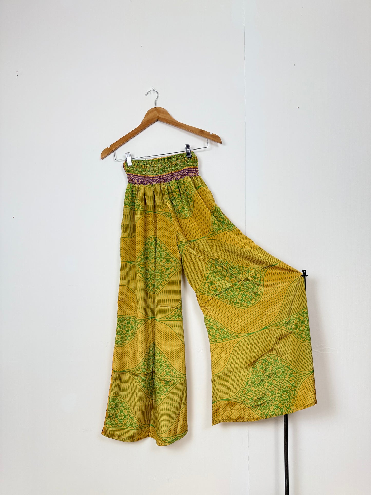 Vintage Saree Silk Trousers & Shirt Co-ordinated Set