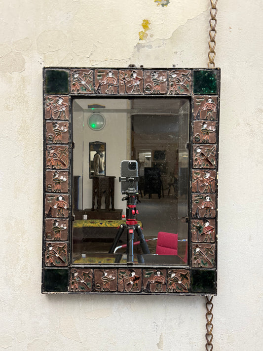 Folk Art Wall Mirror