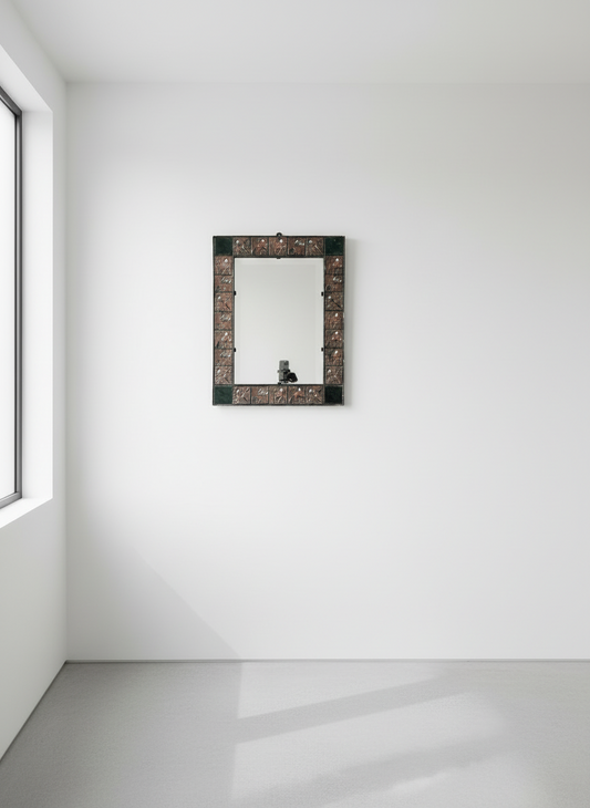 Folk Art Wall Mirror