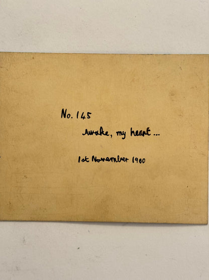 No. 145 Awake, my heart… - PETER CROTTY, British | 1943-present