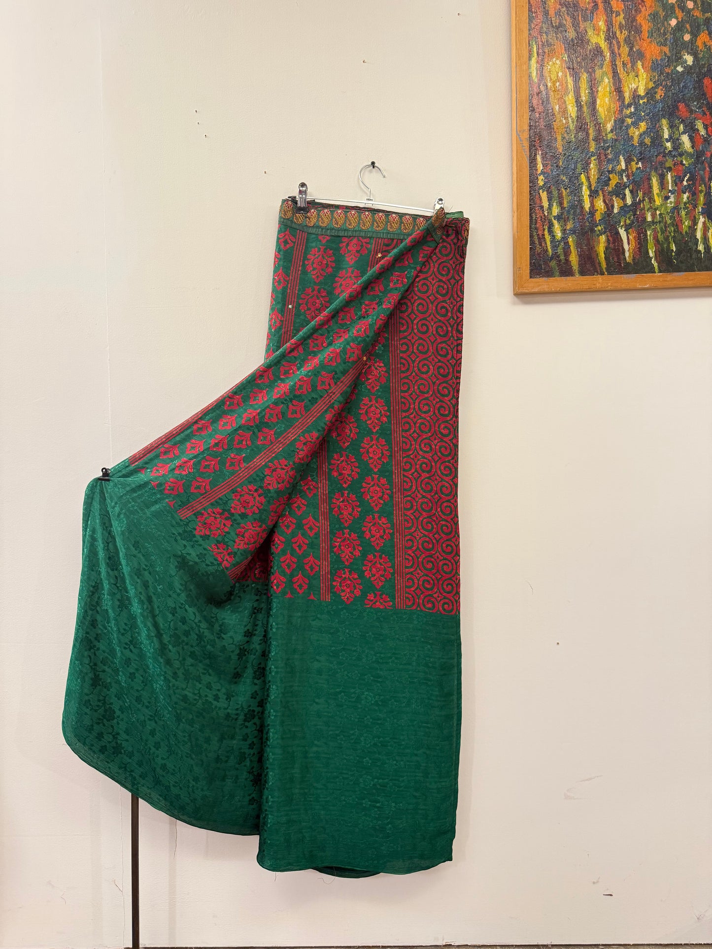 Vintage Pure Silk Saree Fabric