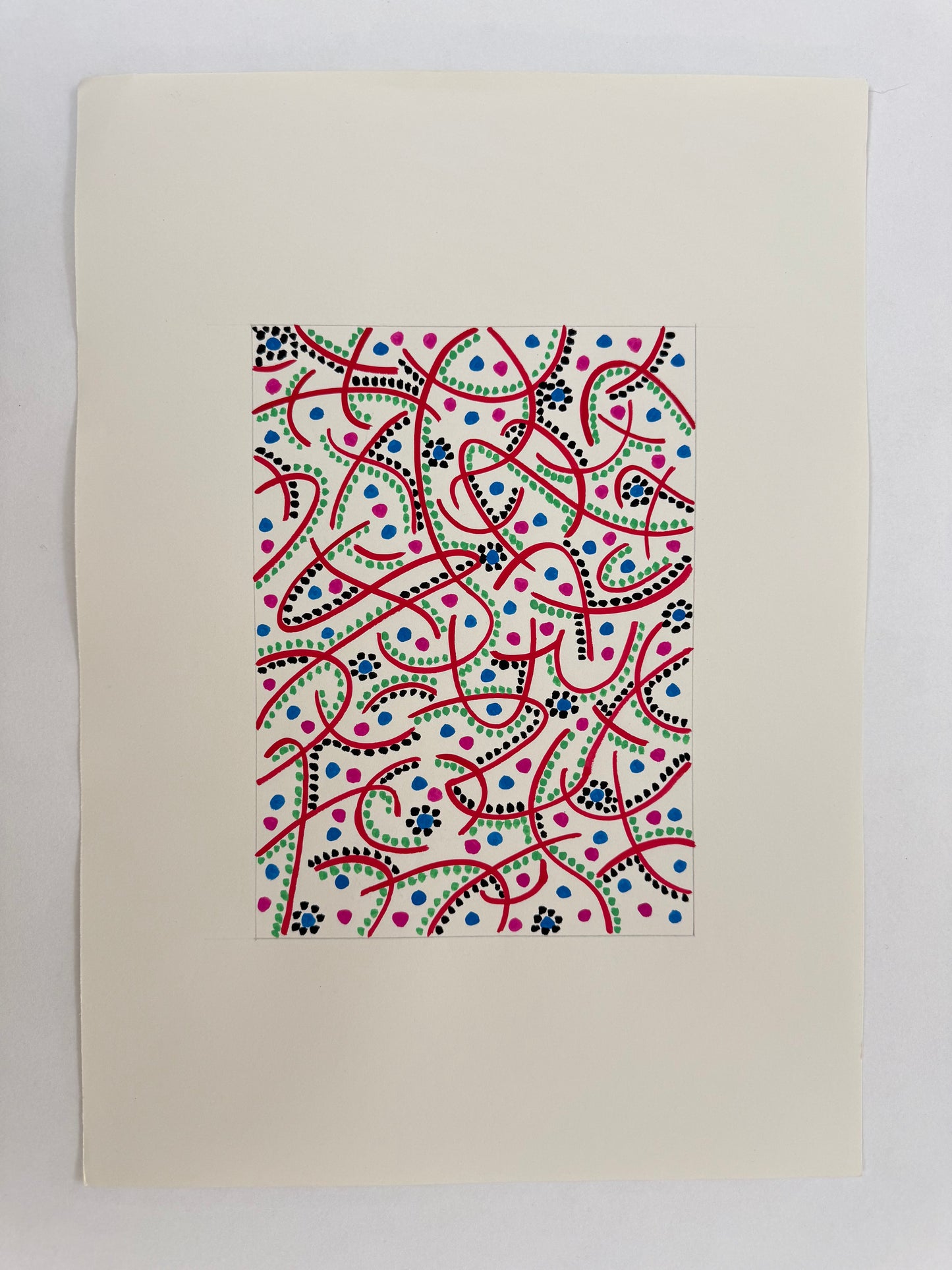 Pointillist Ink on Paper Original Artwork No.24 - ARTHUR ALLAN WILSON, Scottish | 1944-2024