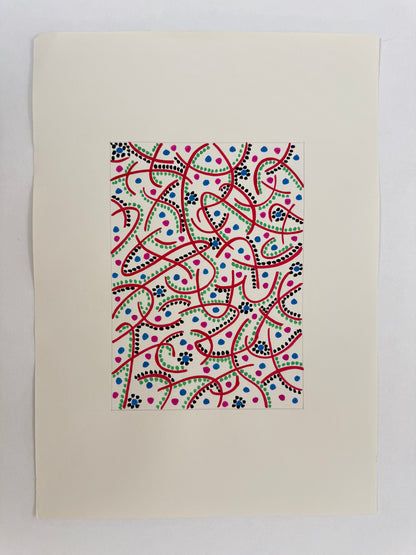 Pointillist Ink on Paper Original Artwork No.24 - ARTHUR ALLAN WILSON, Scottish | 1944-2024