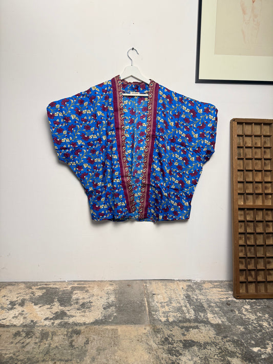 Vintage Saree Silk Shrug Blouse