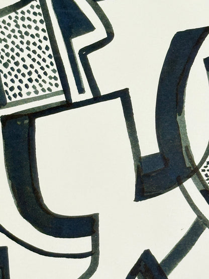 Monochromatic Original Artwork No.244 - ARTHUR ALLAN WILSON, Scottish | 1944-2024