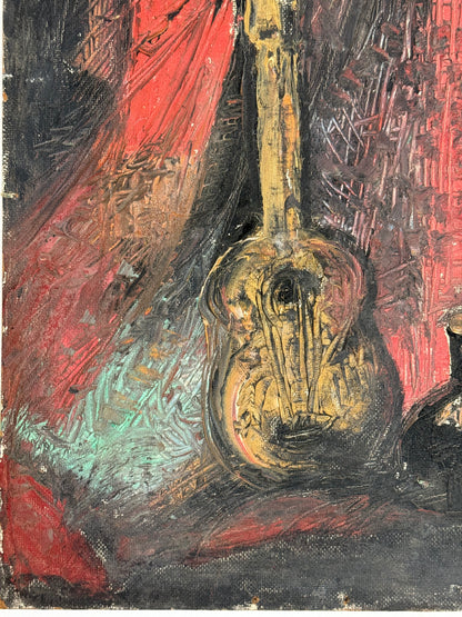 Guitar Still Life - Oxshott Pottery Estate