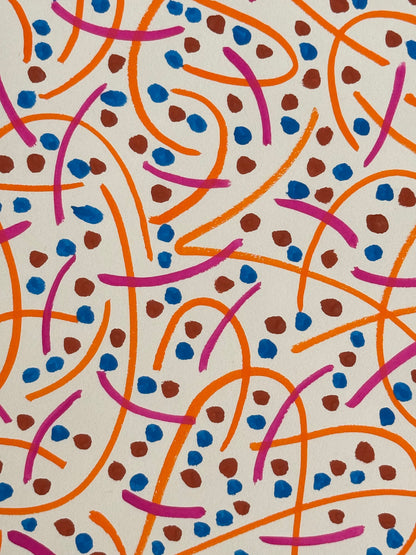 Pointillist Ink on Paper Original Artwork No.25 - ARTHUR ALLAN WILSON, Scottish | 1944-2024
