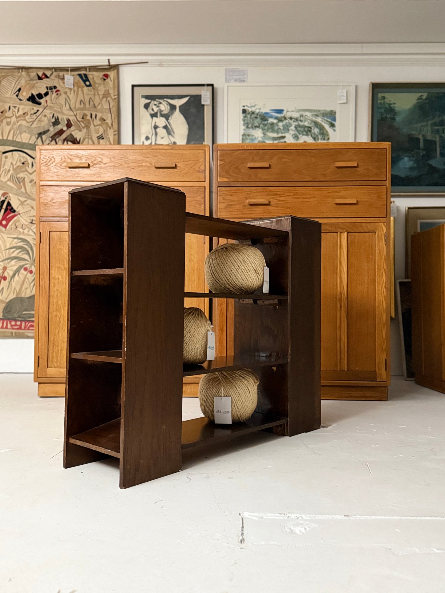 A British 1930's Art Deco Bookcase