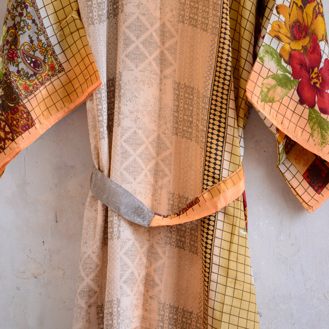 Long Vintage Silk Kimono