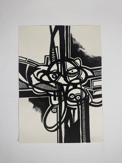 Monochromatic Original Artwork No.314 - ARTHUR ALLAN WILSON, Scottish | 1944-2024